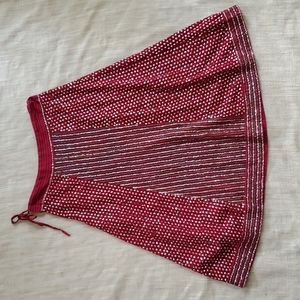 Sequin Boho Midi Full Skirt